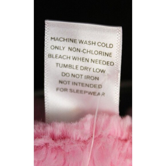 2008 Gymboree Candy Shoppe Coat sz 12 NWT Pink Faux Fur Winter Jacket Pocket - Picture 8 of 10